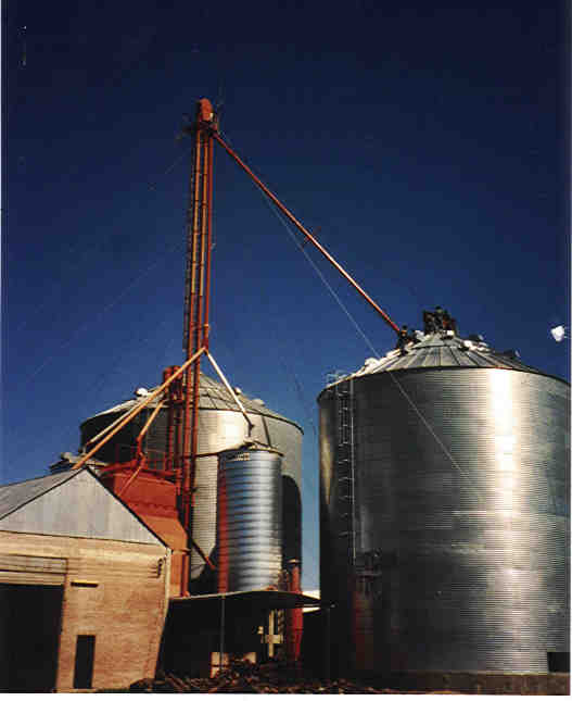 Grain Drying Kiln and Silos