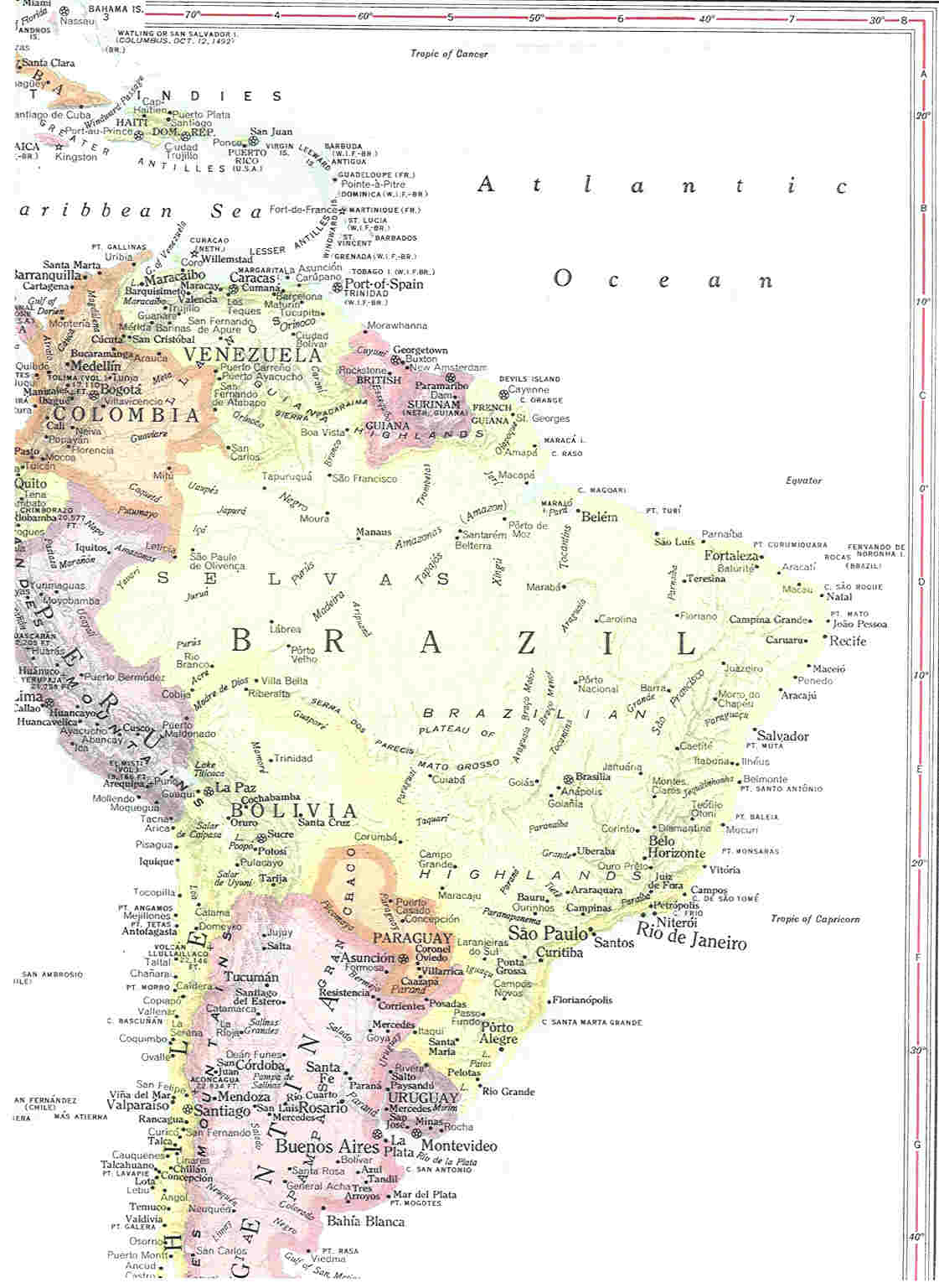 A Little Geography - South America [Click to Zoom]